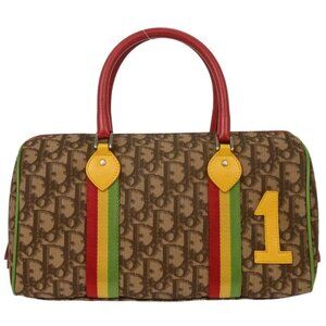 Christian Dior Brown Rasta-Color Trotter Handbag